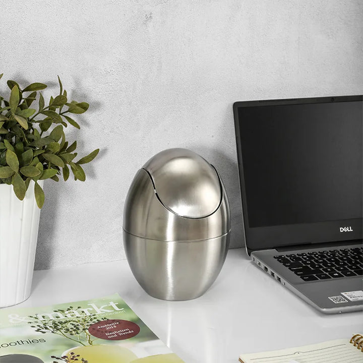 LuxBin Mini-Mülleimer aus Edelstahl Karnz