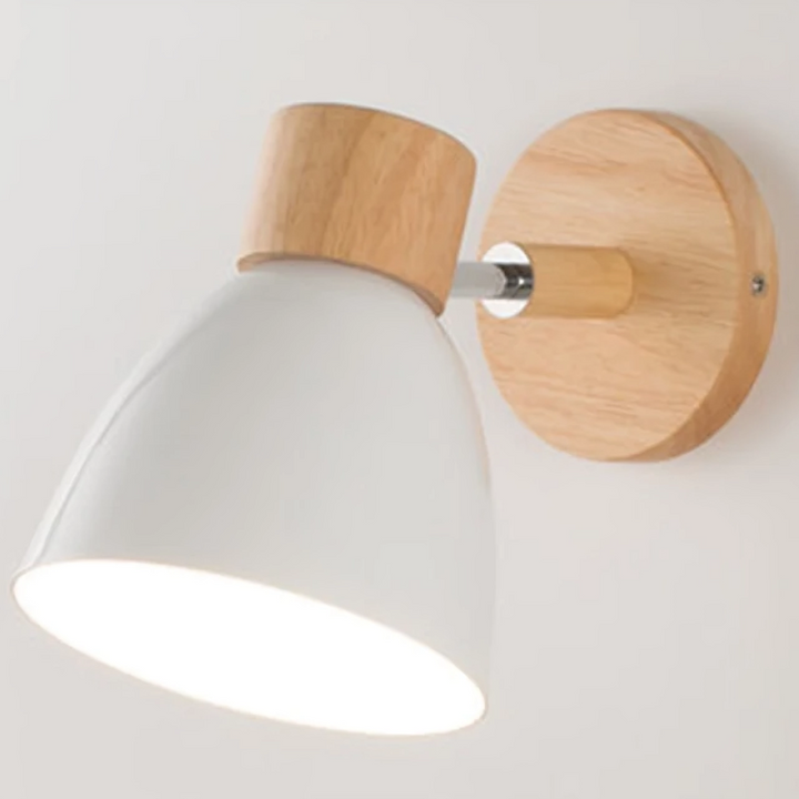 Minimalistische skandinavische Wandlampe – Nordic Design für Schlafzimmer und Wohnzimmer | LED-Beleuchtung | Karnz