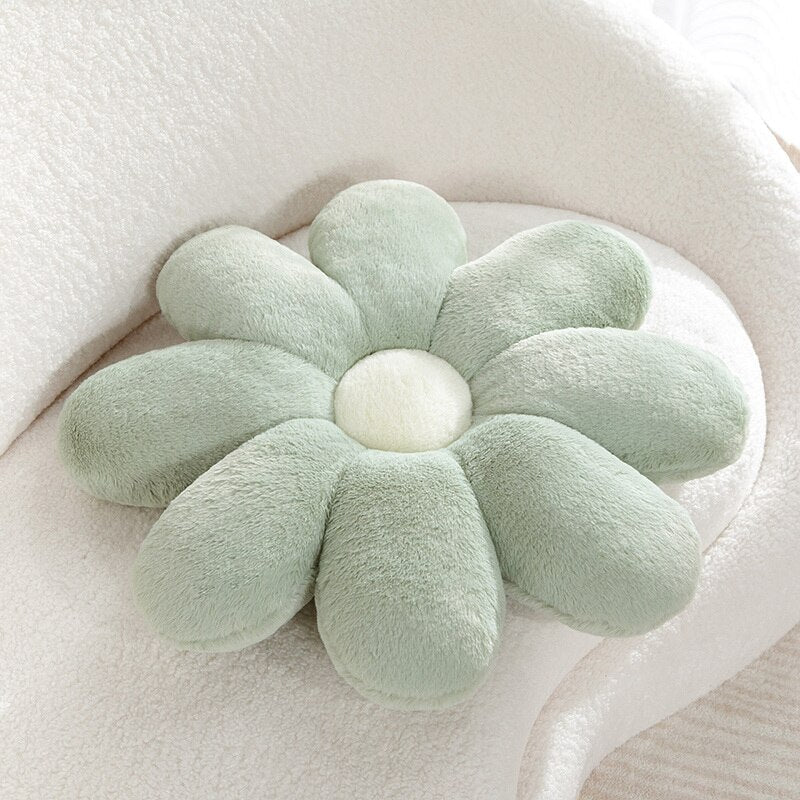 Fluffy Daisy Kissen - Pastell | Karnz