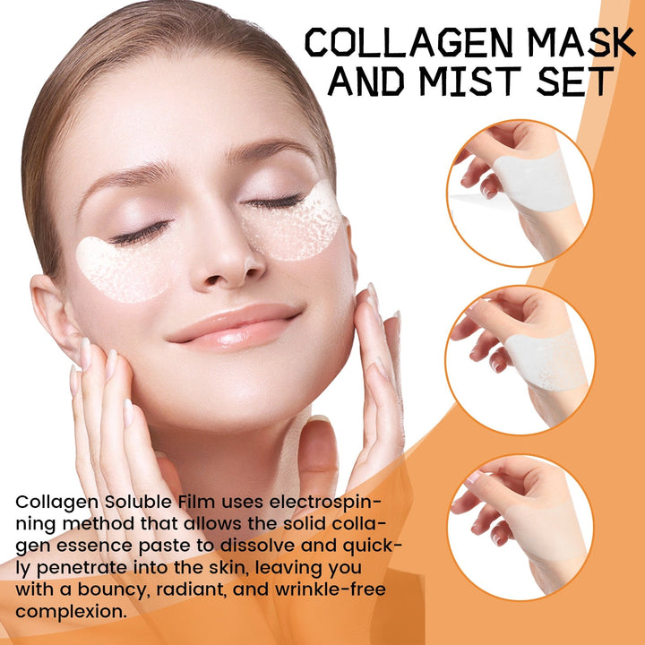 10Stk Kollagen Film Maske