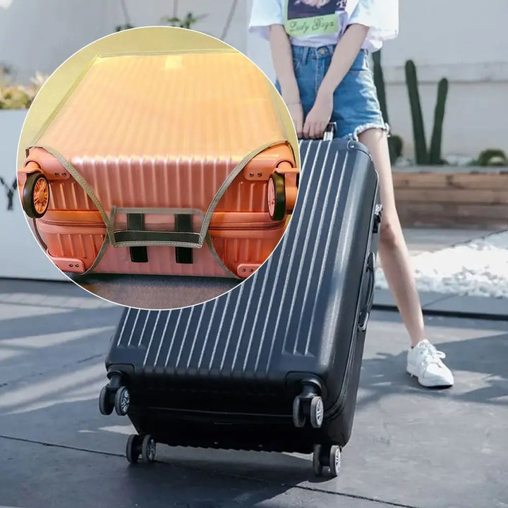 Karnz | ClearGuard Suitcase Cover Transparent | Waterproof & Dustproof | Luggage Protection for 16–30 inch Trolleys | Reusable & Tear-resistant