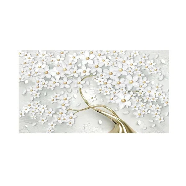 Abstract Floral Big Blossom Petal Tree Wandkunst Feine Kunst Leinwanddrucke Bild Für Wohnzimmer Schlafzimmer Salon Kunst Dekor | Karnz