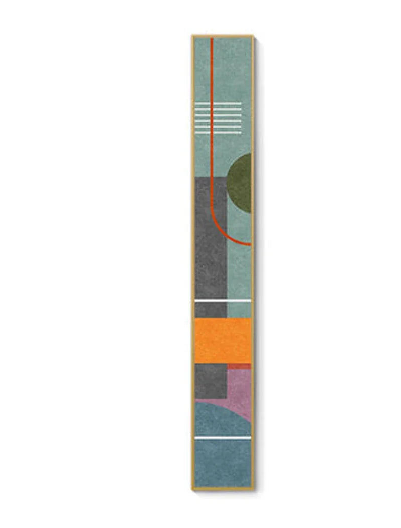 Bunte Hohe Abstrakte Schlanke Format Wandkunst Feine Kunst Leinwanddrucke Kreative Kunstwerke Für Modernes Wohnzimmer Flur Schlafzimmer Kunstdekor | Karnz