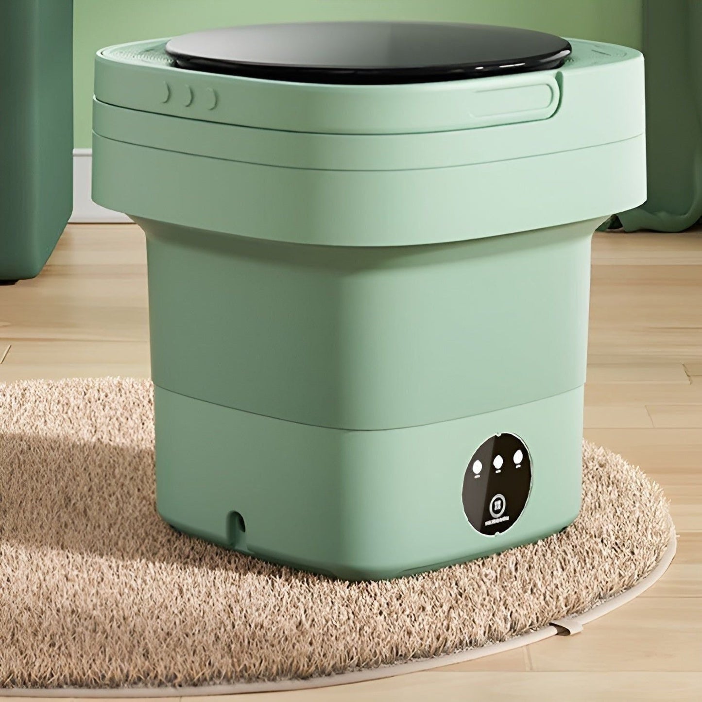 QuickSpin Waschmaschine – FoldaKarnze Mini-Waschmaschine mit Trockner