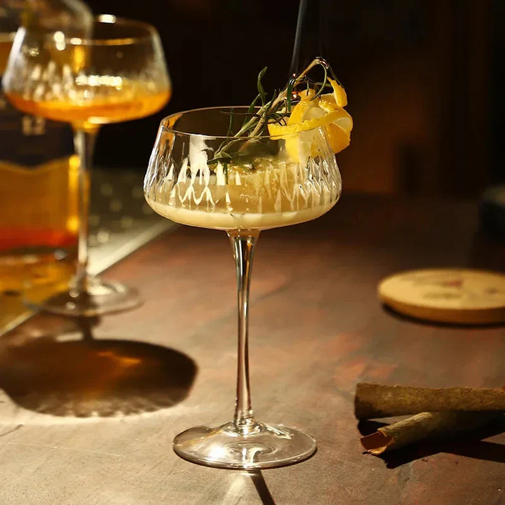 Elegantes 2-teiliges Cocktail Coupe Set Karnz
