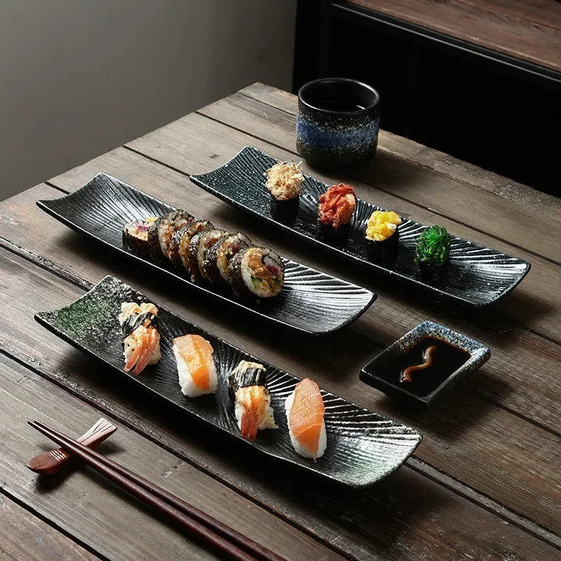 Minimalistische Sushi Teller Karnz