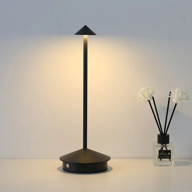 Karnz | Wiederaufladbare Tischlampe Kreative Esszimmer Touch Led Hotel Bar Kaffee Pina Pro Tischlampe Lampada Da Tavolo Dekorative Schreibtischlampe