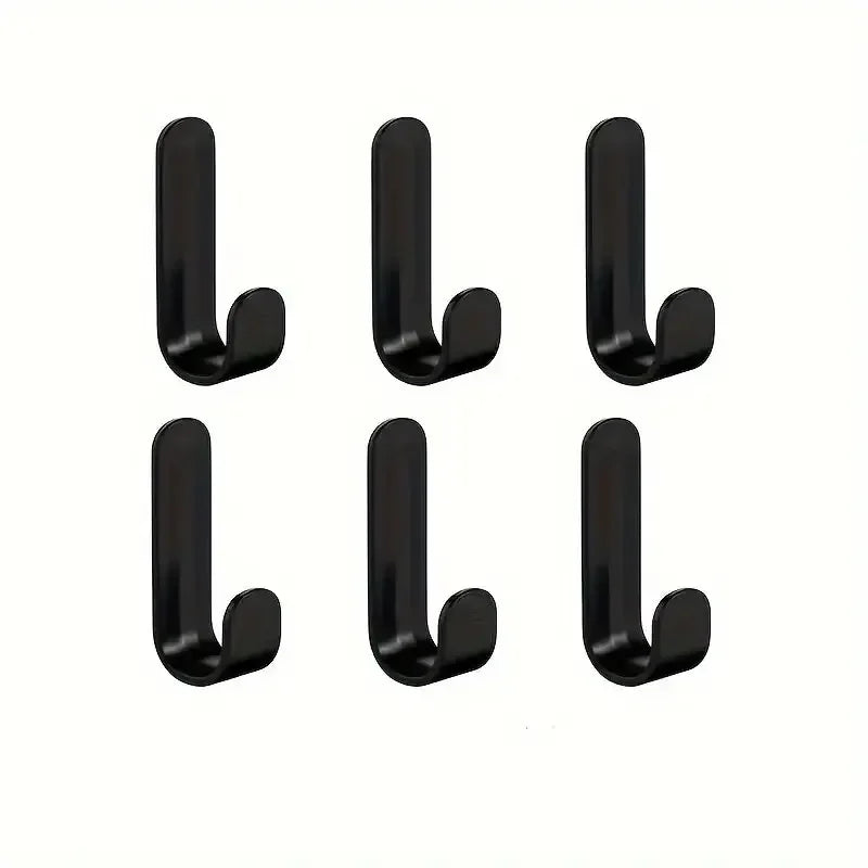 FlexiGrip 6-teiliges Set Selbstklebende J-Haken Karnz