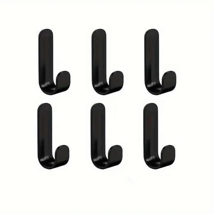 FlexiGrip 6-teiliges Set Selbstklebende J-Haken Karnz