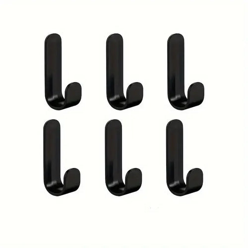 FlexiGrip 6-teiliges Set Selbstklebende J-Haken Karnz