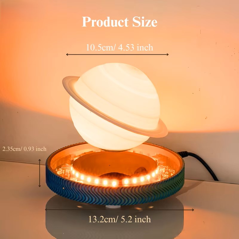 3D Saturn Space Lover Magnetisch Schwebende Lampe | Karnz