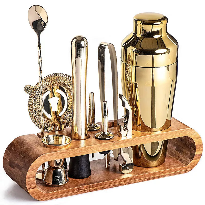 Sandsberg | MixArt Metallisches Bar-Set | Elegantes Cocktail- und Barkeeper-Set | Perfekte Getränke leicht gemacht