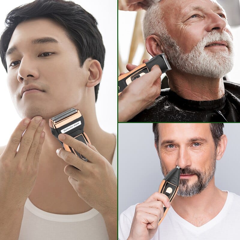 ProCare 3-in-1 Trimmer – kabelloser Bartschneider, Nasenhaarschneider und Rasierer | Karnz