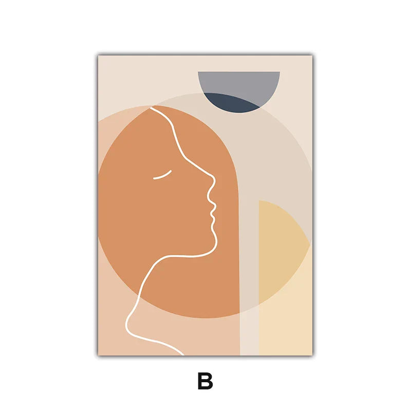 Minimalistische abstrakte Solargeometrie Wandkunst Fine Art Leinwanddrucke Bilder für Wohnzimmer Schlafzimmer, Home Office Kunstdekoration | Karnz