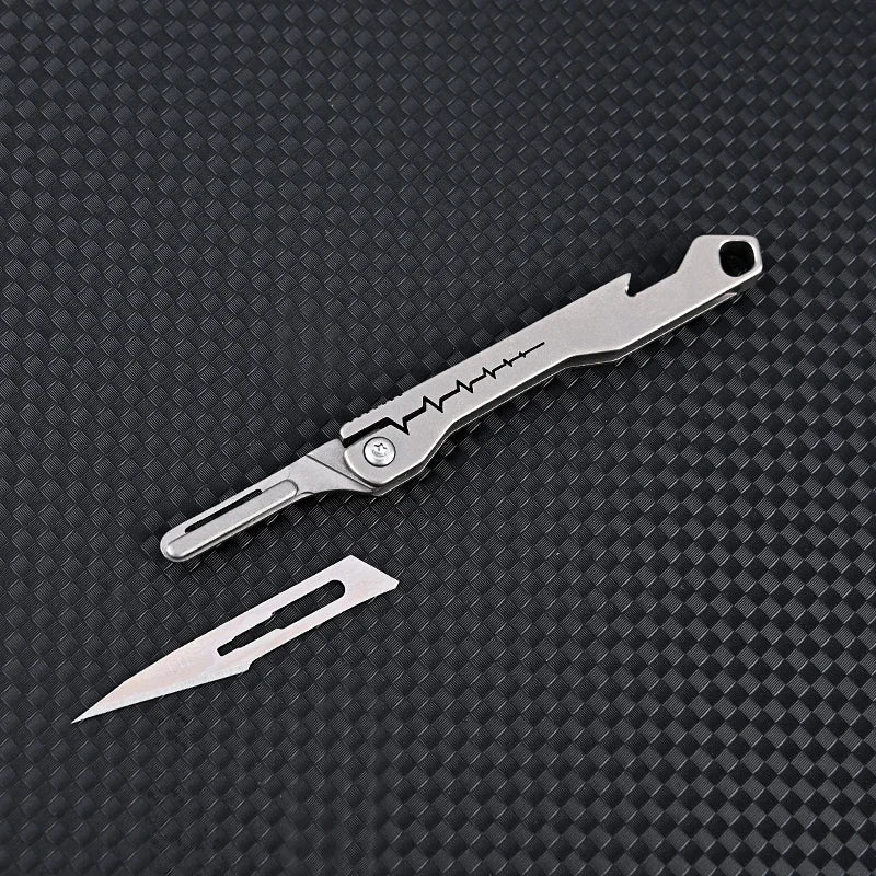 Titanium Multifunktionsfaltbares Scharfes Schneidemesser | Karnz