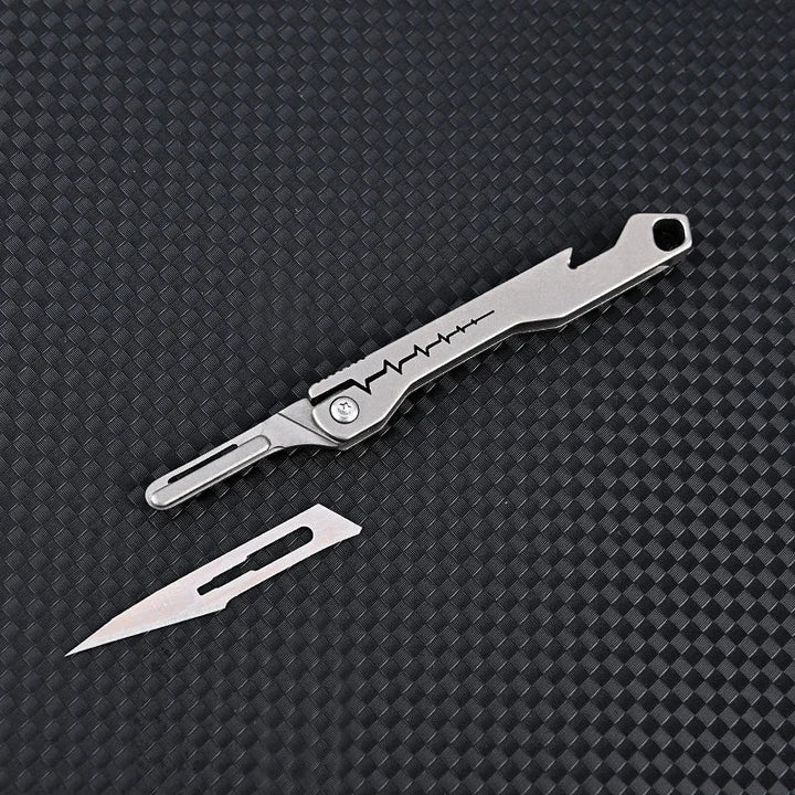 Titanium Multifunktionsfaltbares Scharfes Schneidemesser | Karnz