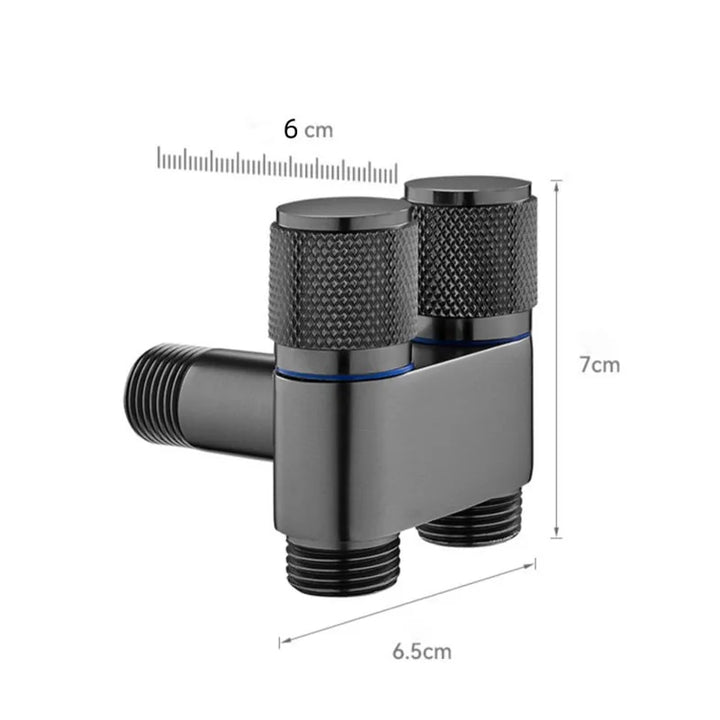 Dual Flow Pro – 2-in-1 Wandarmatur für Toilette und Waschmaschine Karnz