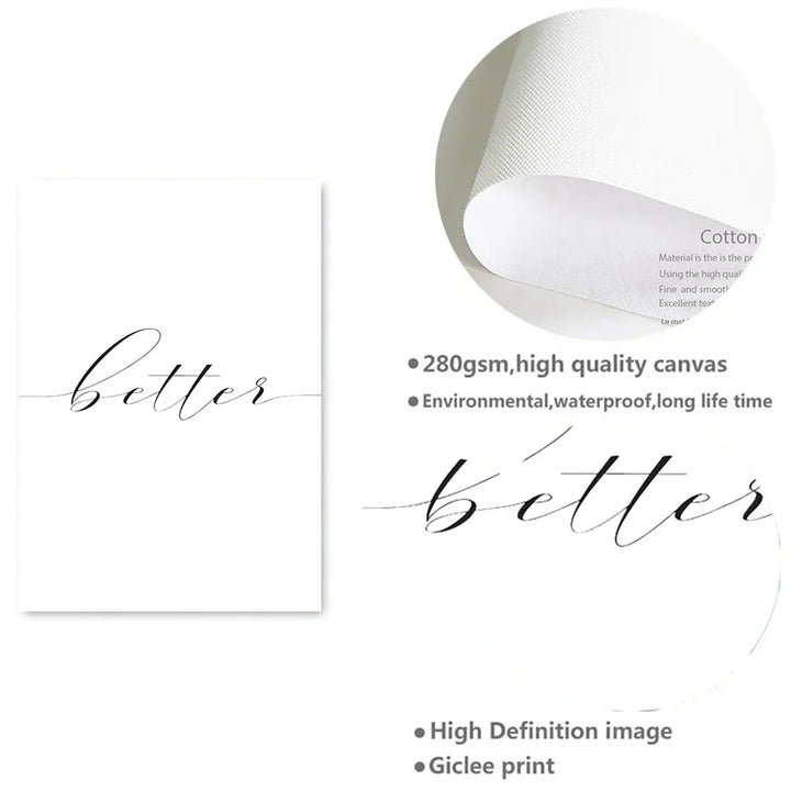 Lovers Zitat Wandkunst Schwarz Weiß Minimalistisch Typografische Poster Feine Kunst Leinwanddrucke Bild Für Schlafzimmer Wohnzimmer Kunst Dekor | Karnz