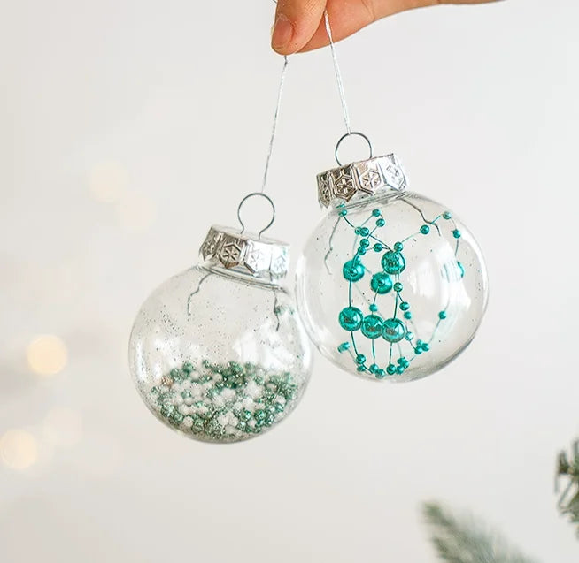 Transparent Hohlball Weihnachtsbaumdeko | Karnz