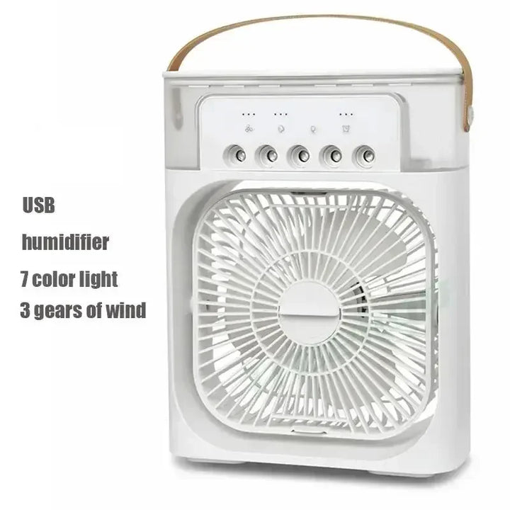 3 In 1 Ventilator Klimaanlage Haushaltskleiner Luftkühler LED Nachtlicht Tragbarer Luftbefeuchter Luftregelungsventilator Büro Zuhause Ventilator Neu | Karnz