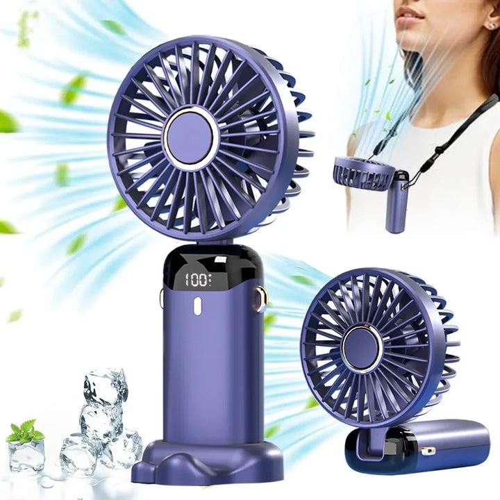 Elektrischer Ventilator Tragbare Klimaanlage Mini Kühler Wiederaufladbare Nackenventilatoren für Zuhause Kostenloser Versand Hand Usb Klimatisierungsblätter | Karnz