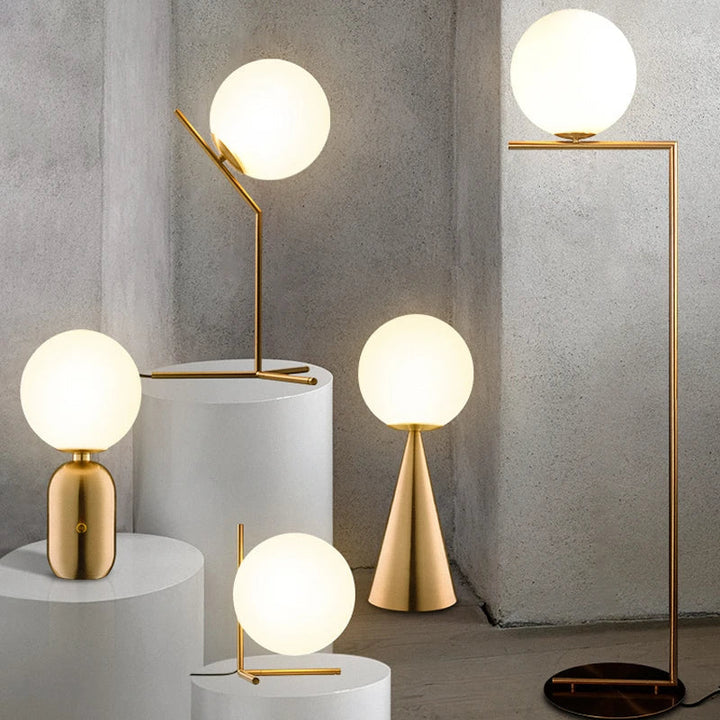 Karnz | Elegante Glaslampe mit subtiler Glut