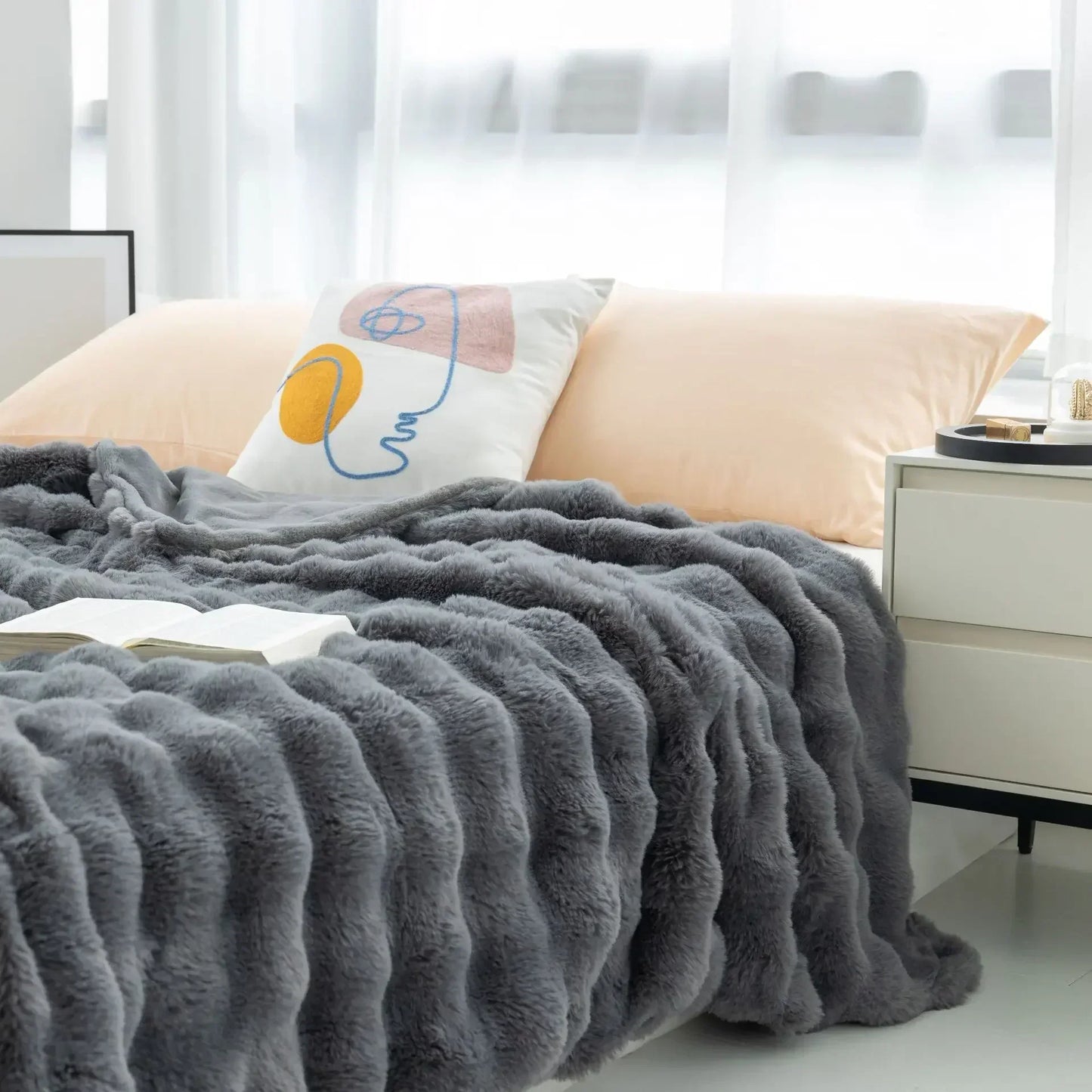 FurLuxe | Wendbare Kunstfell-Decke