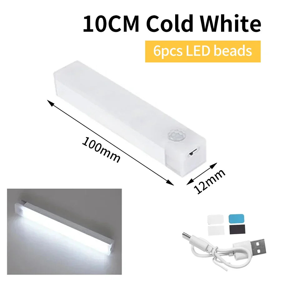Karnz | SenseLite Motion LED | Wiederaufladbares Sensorlicht mit Magnetbefestigung | Warmweiß | Für Schrank, Bett & Flur