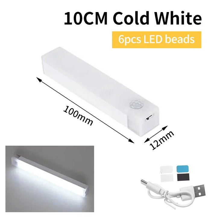 Karnz | SenseLite Motion LED | Wiederaufladbares Sensorlicht mit Magnetbefestigung | Warmweiß | Für Schrank, Bett & Flur