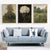 Vintage Vogue Galerie Wandkunst Landschaften Portrait Floral Abstrakt Portrait Skizze Fine Art Leinwanddrucke Bilder für das Wohnzimmer | Karnz