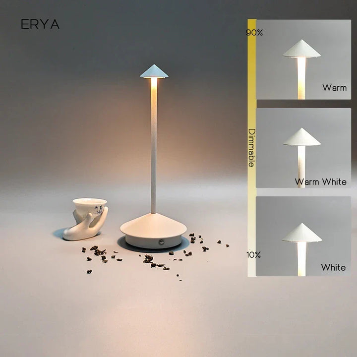 Wiederaufladbare Tischlampe Kreative Esszimmer Touch Led Pina pro Tischlampe Hotel Bar Kaffee Schreibtischlampe Dekorative Schreibtischlampe