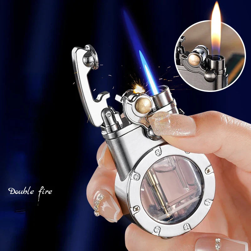 Dual Flame Inferno Winddichter Feuerzeug | Karnz