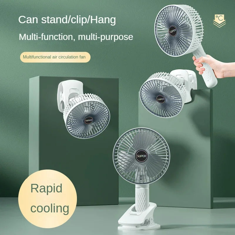Clip-On Tragbarer Kompakter USB Wiederaufladbarer Kühlventilator | Karnz