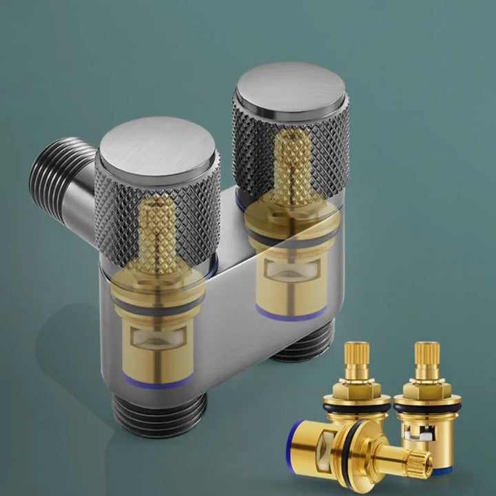 Dual Flow Pro – 2-in-1 Wandarmatur für Toilette und Waschmaschine Karnz