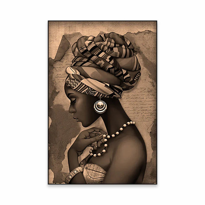 Golden Girl Fashion Wandkunst Fine Art Leinwanddrucke Moderne Abstrakte Porträtbilder Für Wohnzimmer Schlafzimmer Boutique Salon Kunstdekoration | Karnz