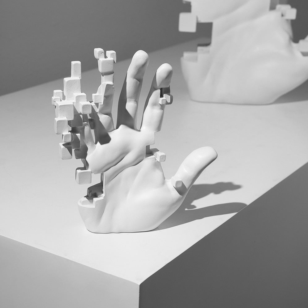 Moderne Kunstvolle Berührungen Hand Statue Deko | Karnz
