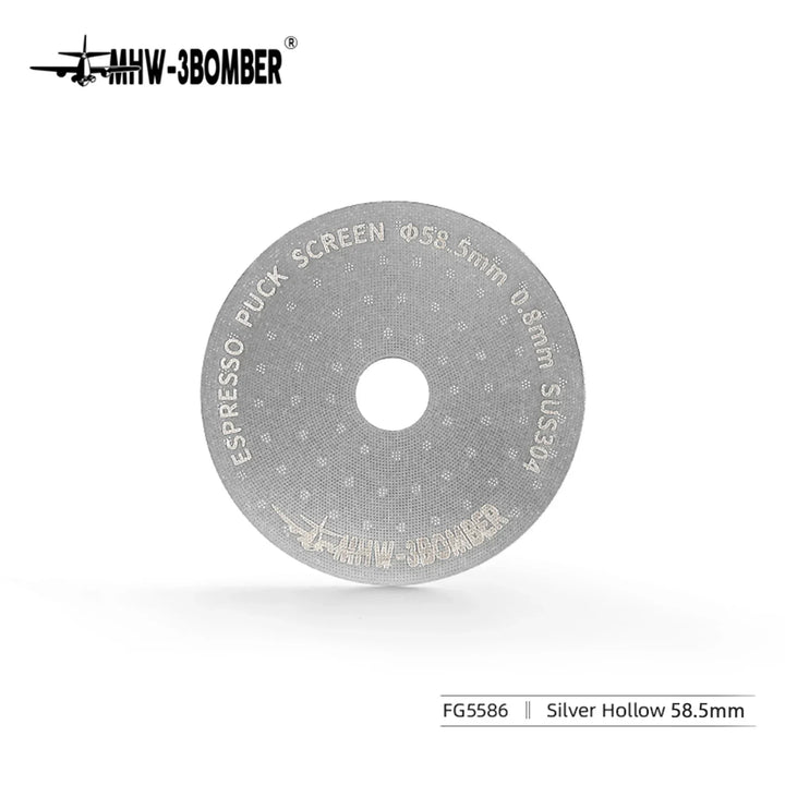 MHW-3BOMBER 51/53/58.5mm Espresso Puck Screen Doppel-Layer Metall Kaffee Wiederverwendbarer Filter