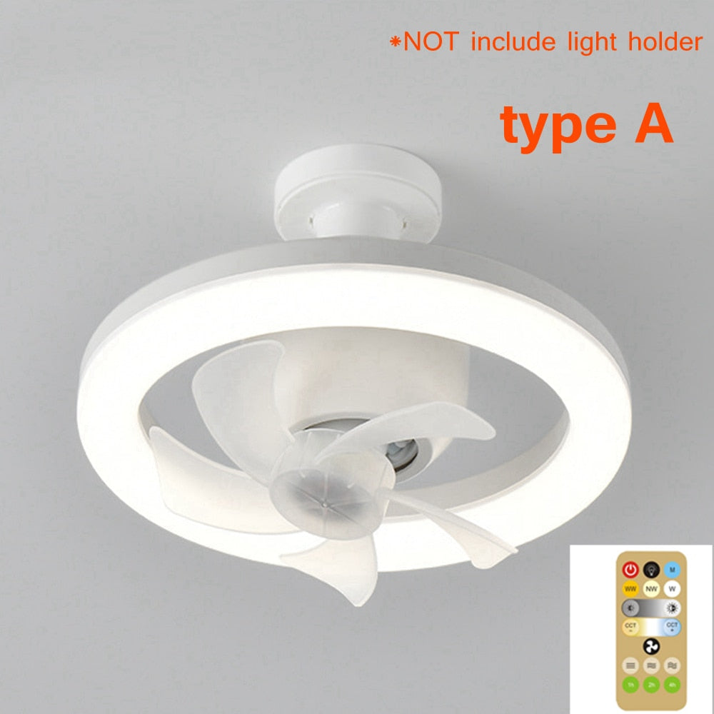 2in1 Radiant Rotating RC Deckenventilatorlampe | Karnz
