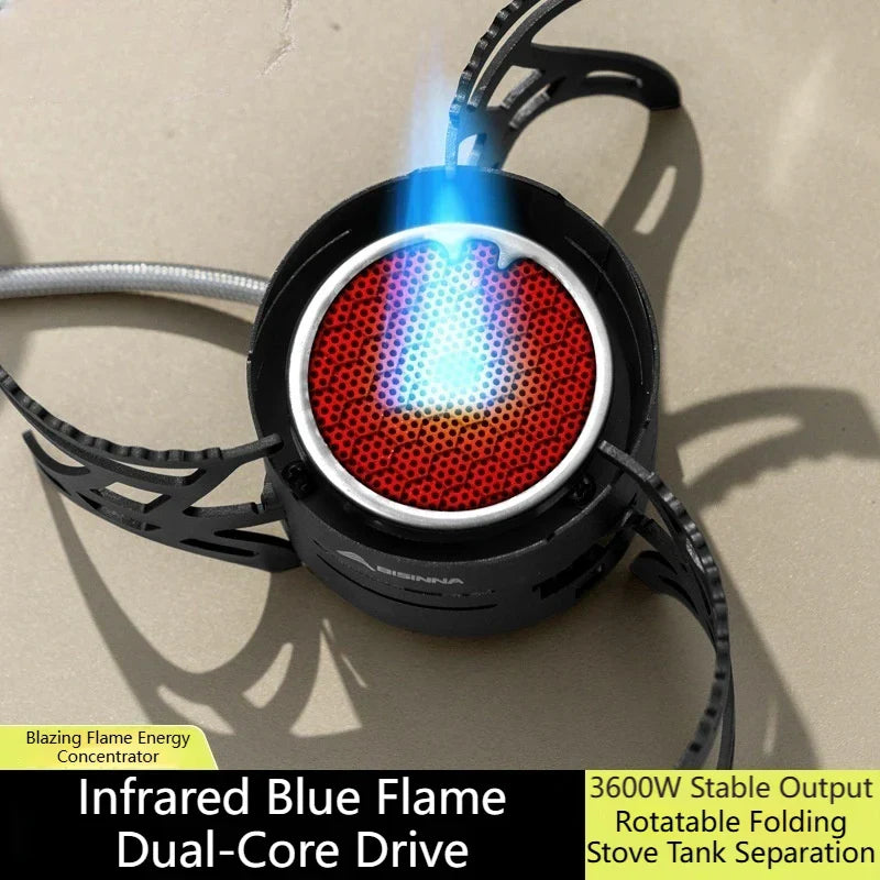 Dual-Core Blaue Flamme Outdoor Kochherd | Karnz