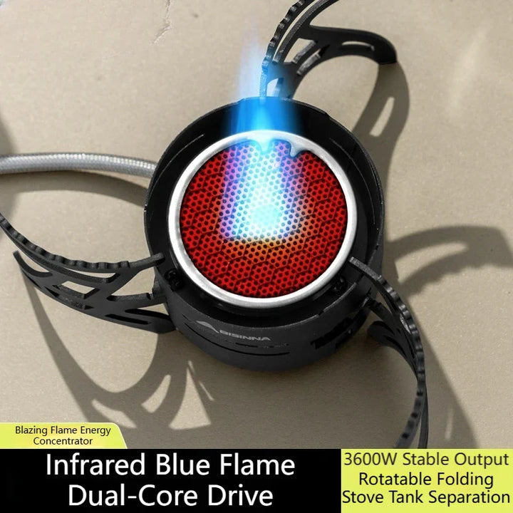 Dual-Core Blaue Flamme Outdoor Kochherd | Karnz