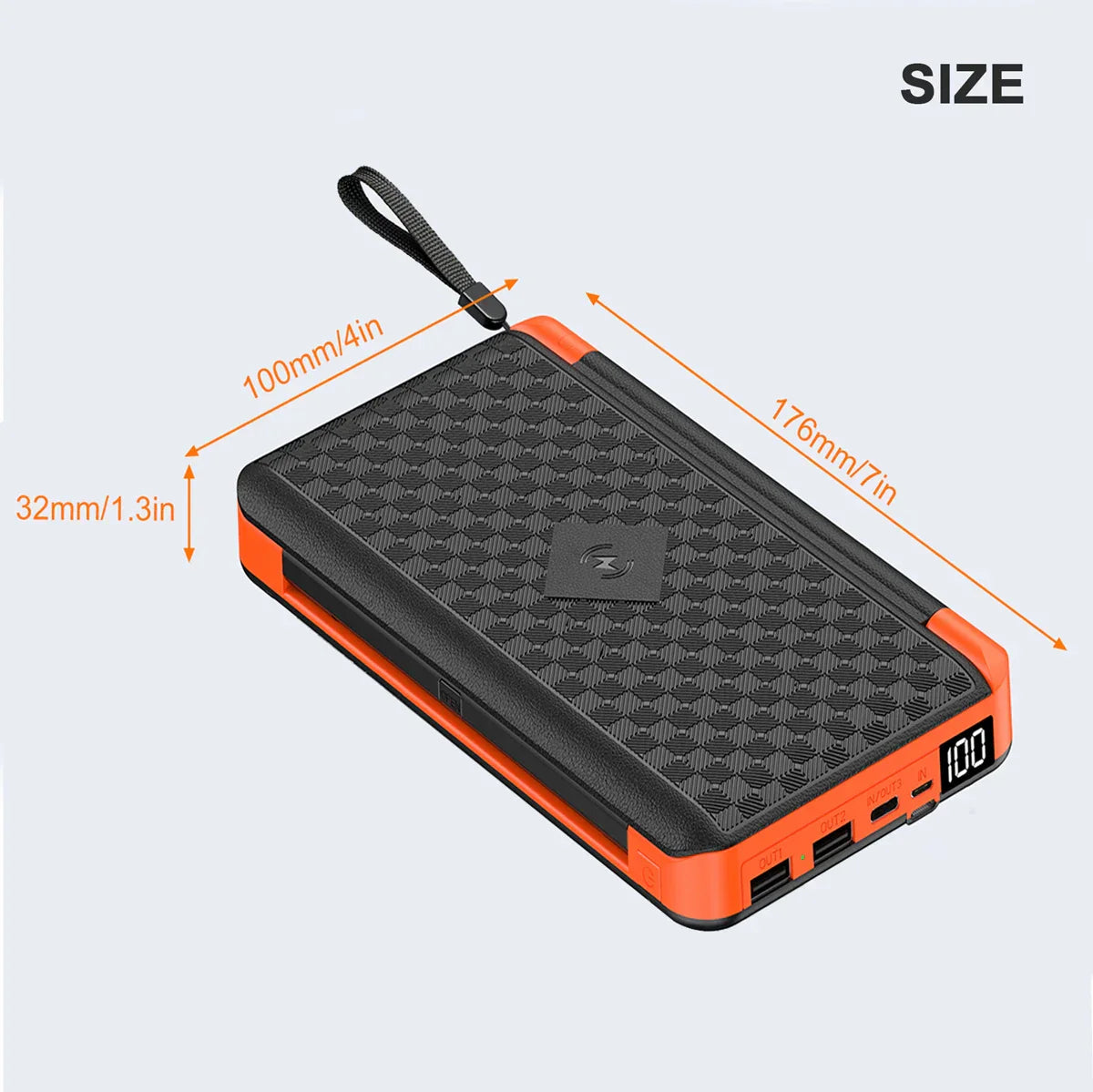 Solar Schnellladung Ultra-Große Kapazität Tragbare Powerbank | Karnz