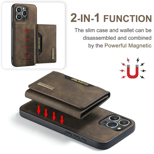 2-in-1 iPhone-Hülle mit abnehmbarer Brieftasche