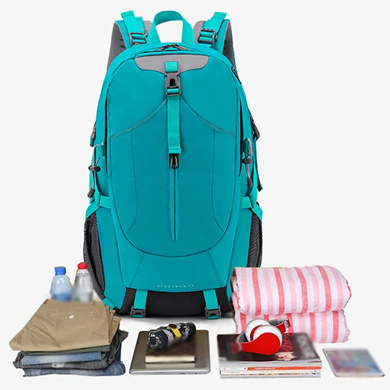 Karnz | Reiserucksack TrekVault 40 | 40 L Outdoor-Rucksack mit Regenhülle | Für Wandern, Reisen & Alltag | 31 × 20 × 52 cm