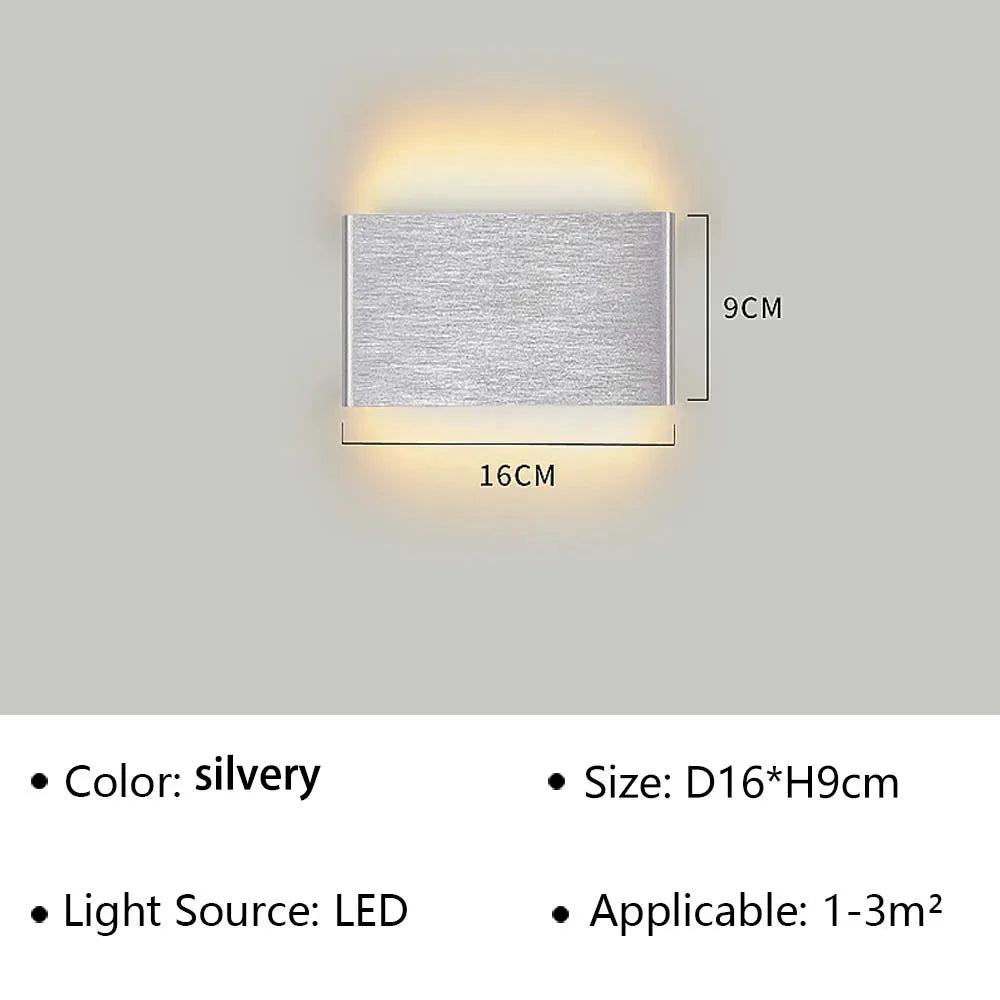Karnz | LumiEra Moderne LED Wandleuchte | Stilvolles Design | Warmweißes Licht für Schlafzimmer, Flur & Badezimmer