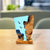 LED Ozean Taucher Tischlampe – Epoxidharz Holz Deko Lampe mit Karstlandschaft | Karnz