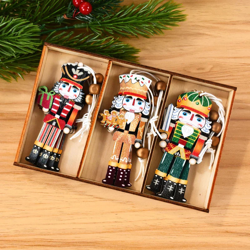 Fröhliche Weihnachtsanhänger – Bunte Dekorationsanhänger für den Weihnachtsbaum | Karnz