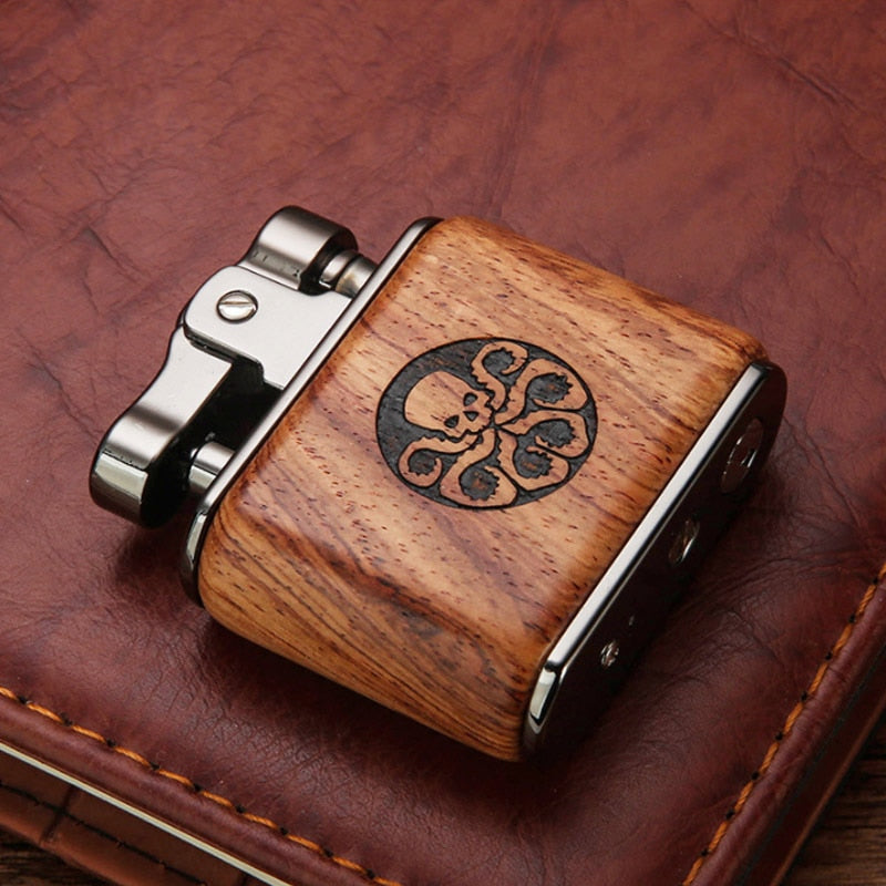Holz Vintage Funken Petroleum Feuerzeug | Karnz
