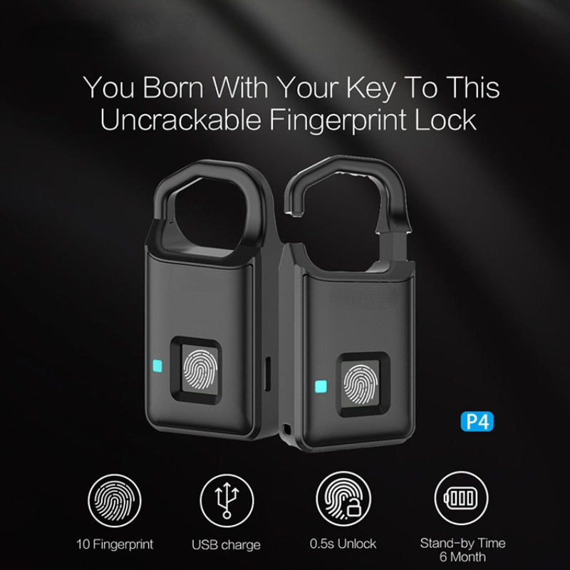 Touch Guard Smart Fingerprint Waterproof Secure Lock | Karnz