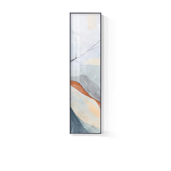 Marmor Druck Abstract Vertikale Format Wandkunst Blau Pastell Rosa Bilder Für Modernes Wohnzimmer Schlafzimmer Eingangsbereich Wanddekoration | Karnz