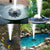 Karnz | Solar Spring Gartenbrunnen | 5 Düsenaufsätze | Energiesparend & Wartungsfrei | Für Teich, Vogelbad & Balkon